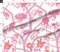 Peony Floral Chinoiserie Large Scale Pink Orange Maximalist Custom Printed Fabric by Spoonflower Various Fabrics by the Yard or Fat Quarter